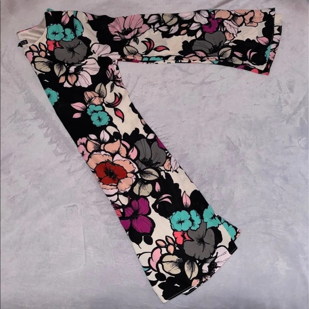 Retro printed 3/4 sleeve mini dress